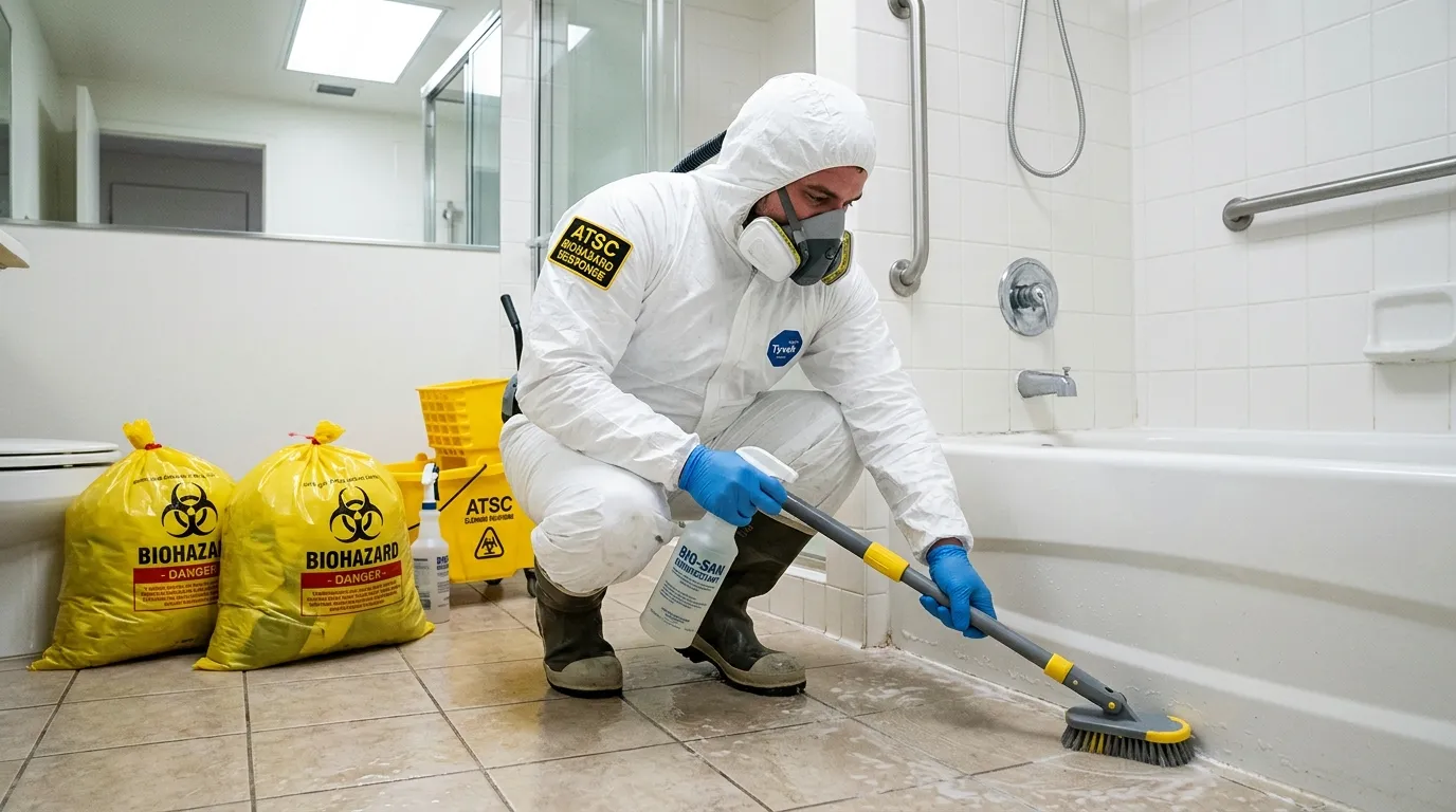 Decontamination equipment deployed for Blood Cleanup in Trumbull